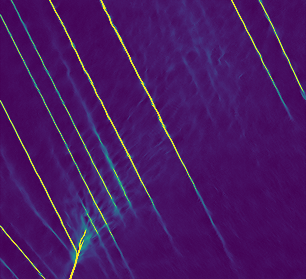 Effective strain computed with neural correlation (xR-DIC)